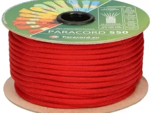 e - poppy red paracord